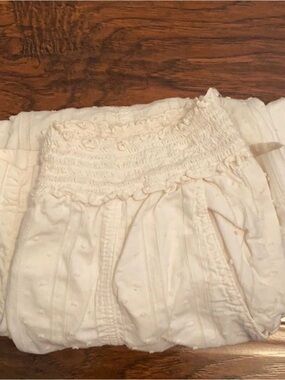Anthropologie Monday Tuesday Wednesday Off White Cropped Pants Boho Modern